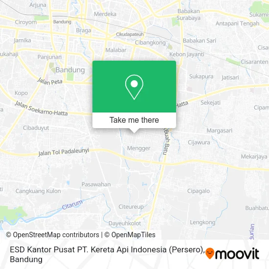 ESD Kantor Pusat PT. Kereta Api Indonesia (Persero) map