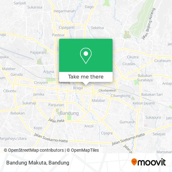 Bandung Makuta map