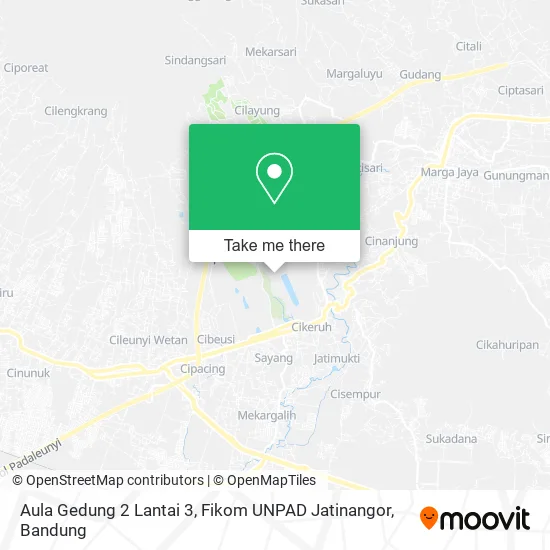 Aula Gedung 2 Lantai 3, Fikom UNPAD Jatinangor map