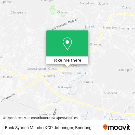 Bank Syariah Mandiri KCP Jatinangor map