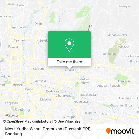 Mess Yudha Wastu Pramukha (Pussenif PPI) map