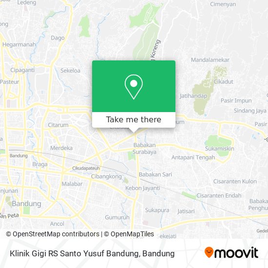 Klinik Gigi RS Santo Yusuf Bandung map