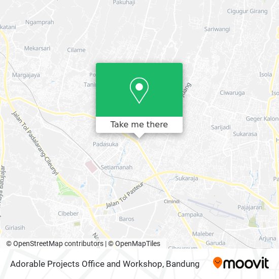 Adorable Projects Office and Workshop map