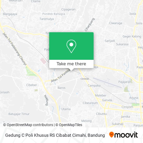 Gedung C Poli Khusus RS Cibabat Cimahi map