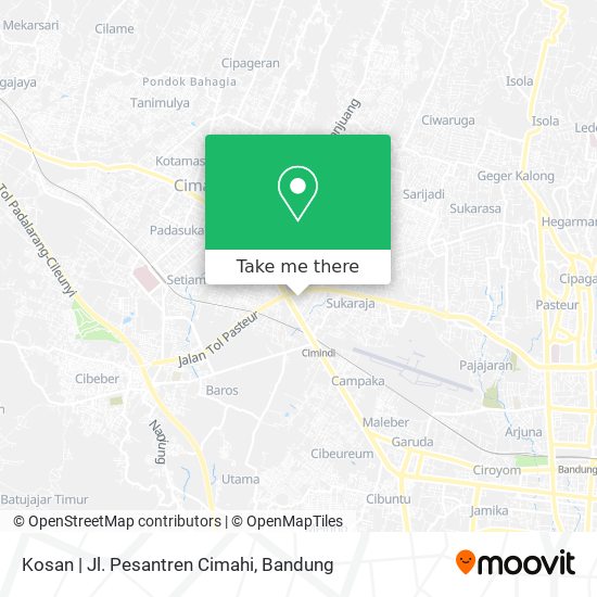 Kosan | Jl. Pesantren Cimahi map
