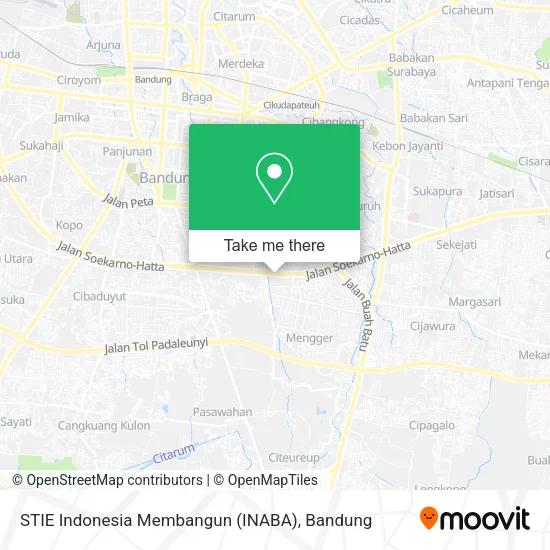 STIE Indonesia Membangun (INABA) map
