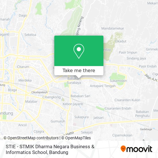 STIE - STMIK Dharma Negara Business & Informatics School map
