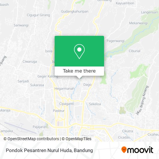 Pondok Pesantren Nurul Huda map