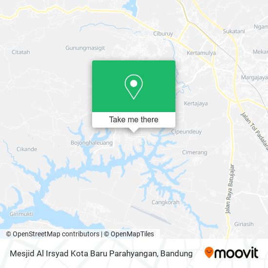Mesjid Al Irsyad Kota Baru Parahyangan map