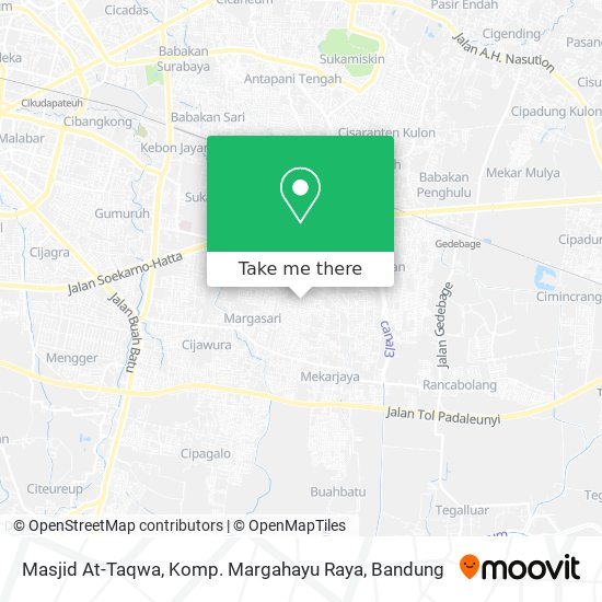 Masjid At-Taqwa, Komp. Margahayu Raya map