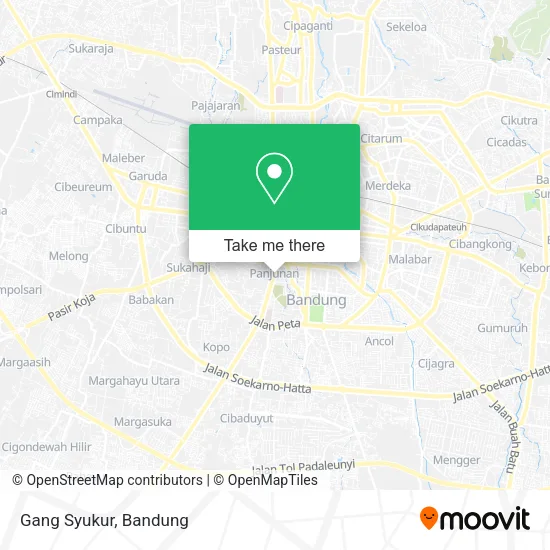Gang Syukur map