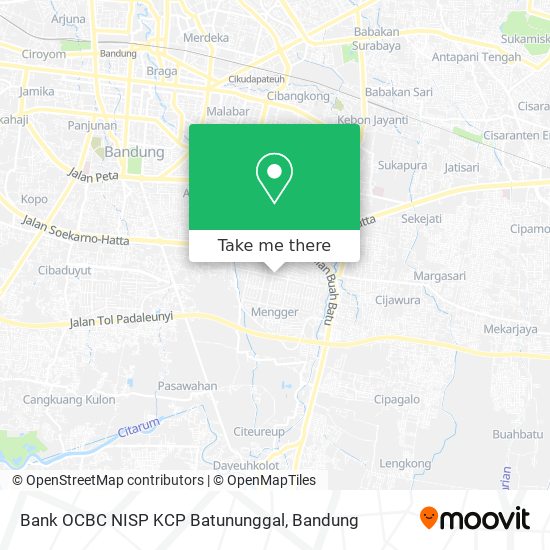 Bank OCBC NISP KCP Batununggal map