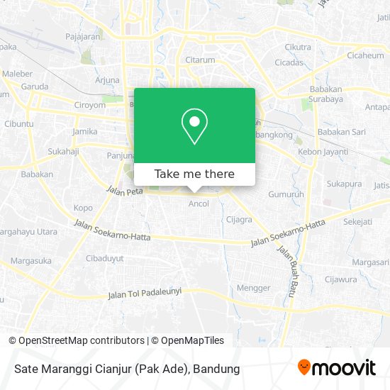 Sate Maranggi Cianjur (Pak Ade) map
