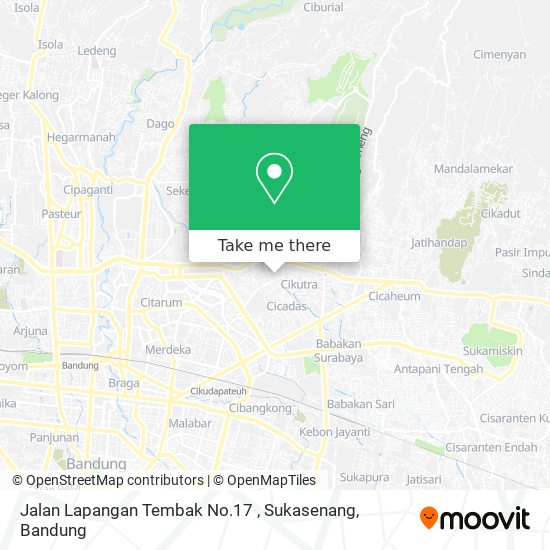 Jalan Lapangan Tembak No.17 , Sukasenang map