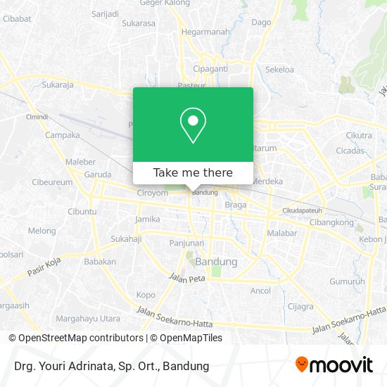 Drg. Youri Adrinata, Sp. Ort. map