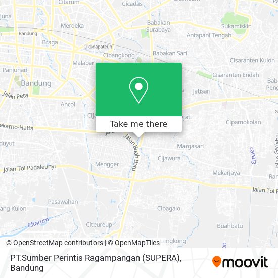 PT.Sumber Perintis Ragampangan (SUPERA) map