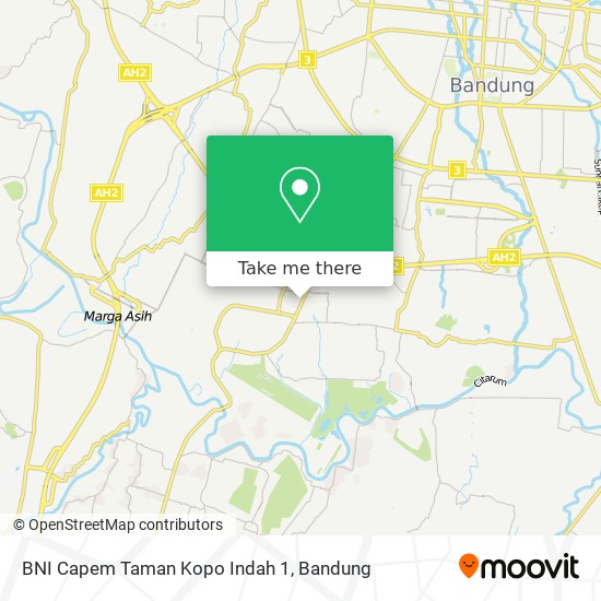 BNI Capem Taman Kopo Indah 1 map