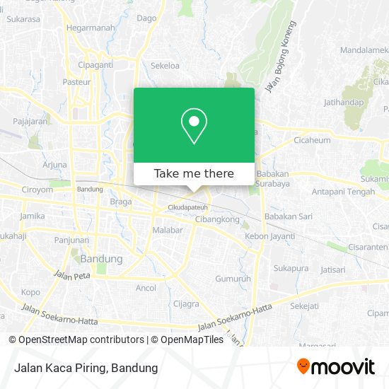 Jalan Kaca Piring map