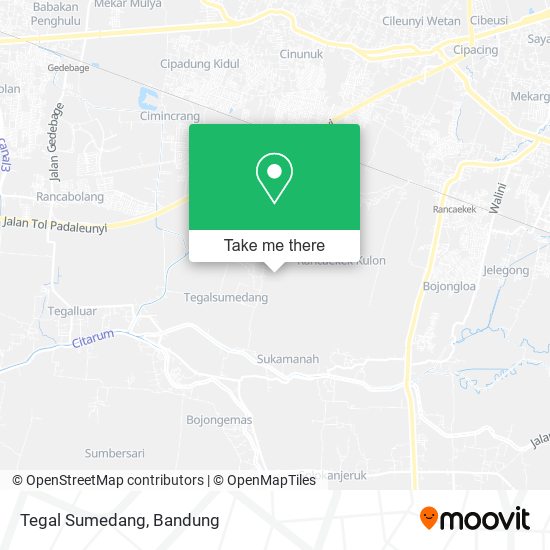 Tegal Sumedang map