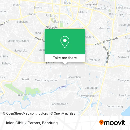 Jalan Cibiuk Perbas map