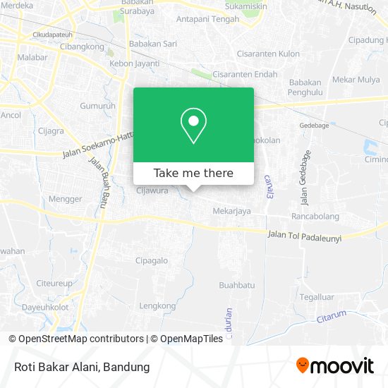 Roti Bakar Alani map