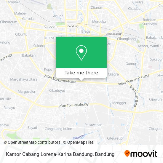 Kantor Cabang Lorena-Karina Bandung map