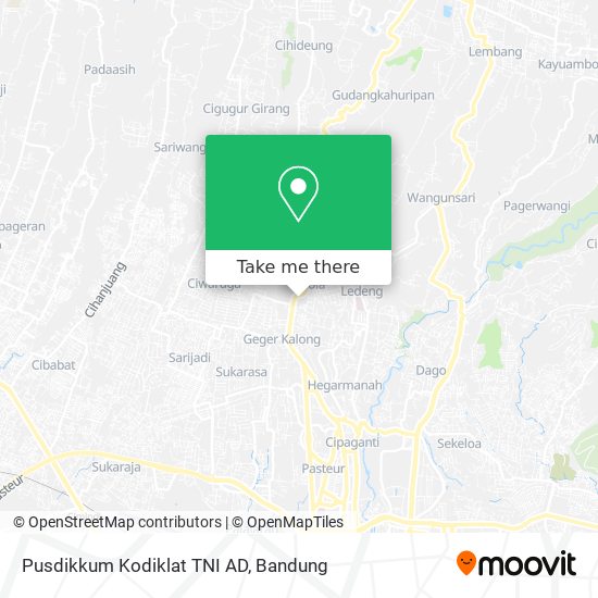 Pusdikkum Kodiklat TNI AD map