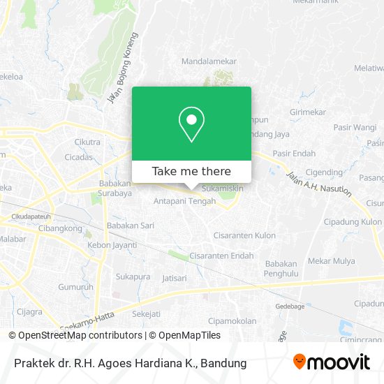 Praktek dr. R.H. Agoes Hardiana K. map