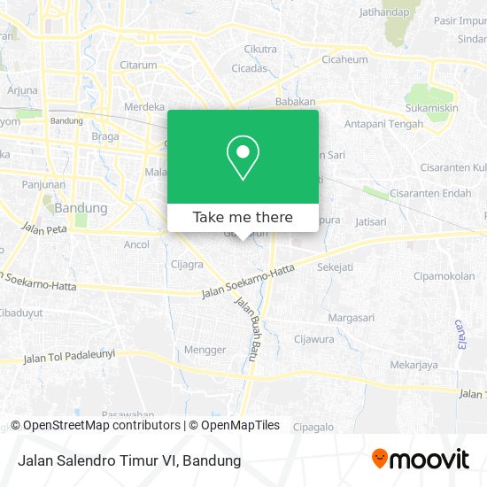 Jalan Salendro Timur VI map
