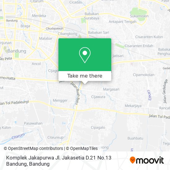 Komplek Jakapurwa Jl. Jakasetia D.21 No.13 Bandung map