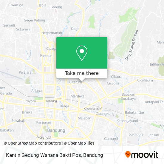 Kantin Gedung Wahana Bakti Pos map