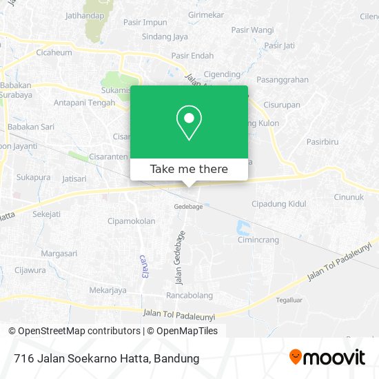 716 Jalan Soekarno Hatta map
