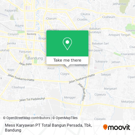 Mess Karyawan PT Total Bangun Persada, Tbk map