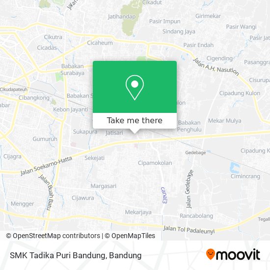SMK Tadika Puri Bandung map