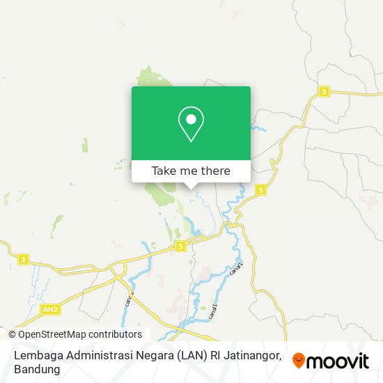 Lembaga Administrasi Negara (LAN) RI Jatinangor map