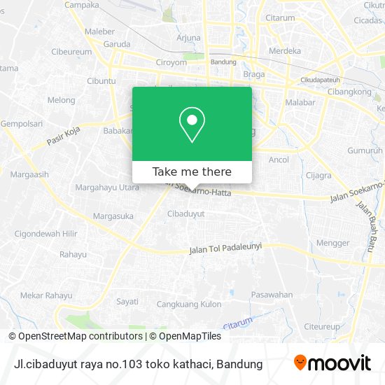 Jl.cibaduyut raya no.103 toko kathaci map