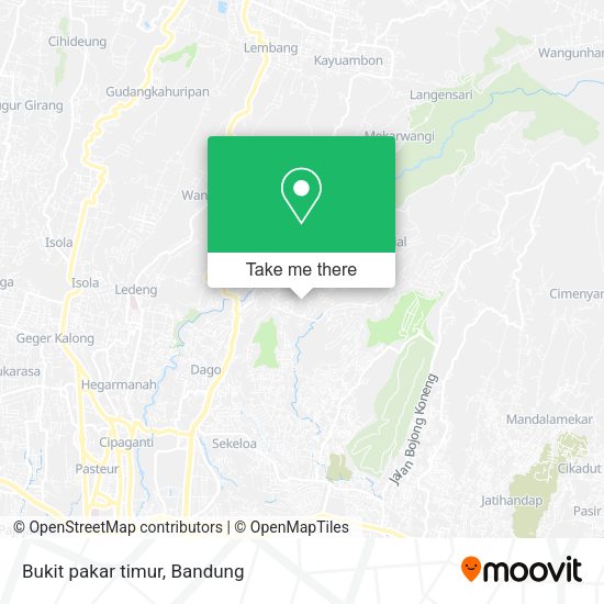 Bukit pakar timur map