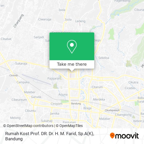 Rumah Kost Prof. DR. Dr. H. M. Farid, Sp.A map
