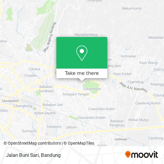 Jalan Buni Sari map