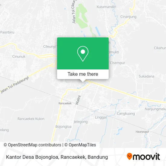 Kantor Desa Bojongloa, Rancaekek map