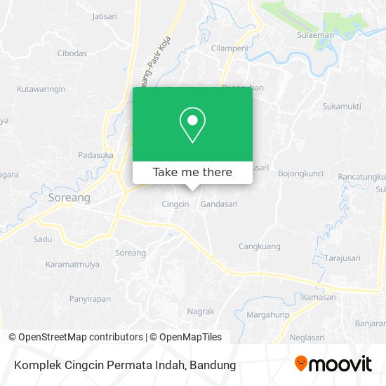 Komplek Cingcin Permata Indah map