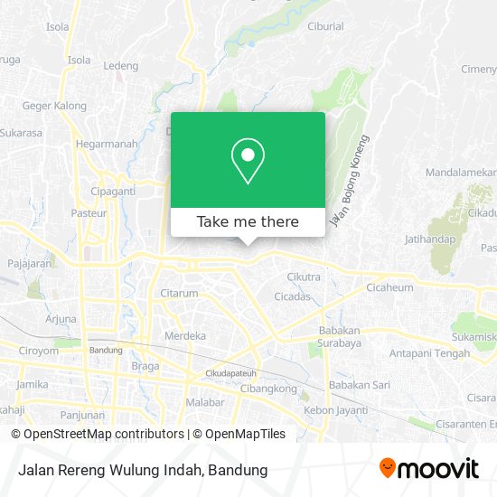 Jalan Rereng Wulung Indah map
