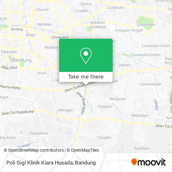 Poli Gigi Klinik Kiara Husada map