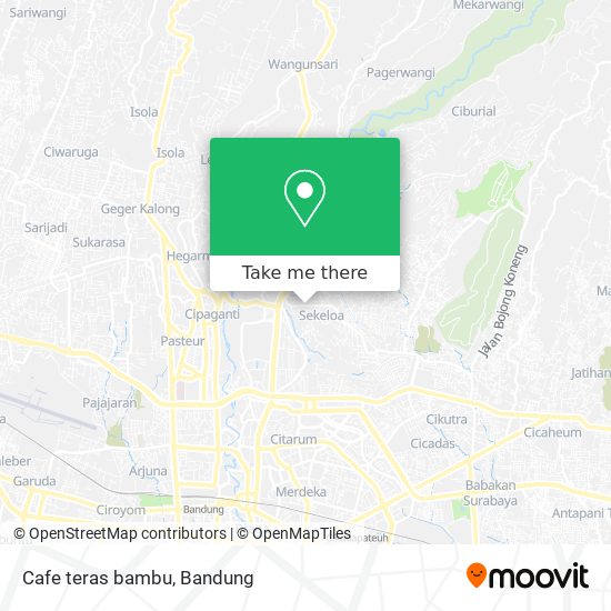 Cafe teras bambu map