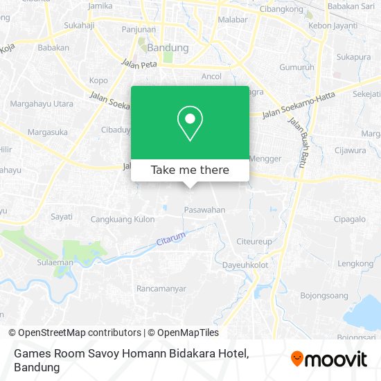 Games Room Savoy Homann Bidakara Hotel map