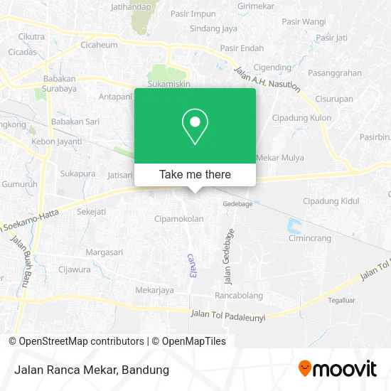 Jalan Ranca Mekar map