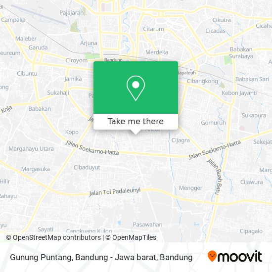 Gunung Puntang, Bandung - Jawa barat map