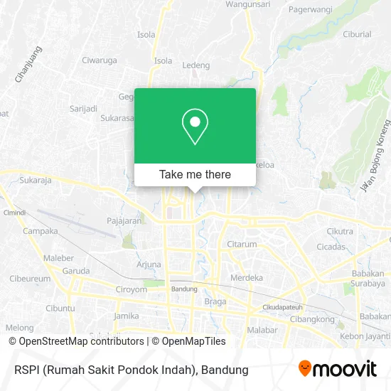 RSPI (Rumah Sakit Pondok Indah) map