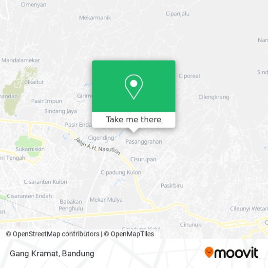 Gang Kramat map