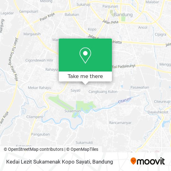 Kedai Lezit Sukamenak Kopo Sayati map